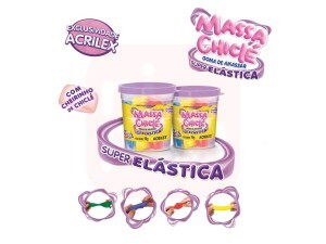 Massa Chiclé goma de amassar com 1 unidade - Acrilex