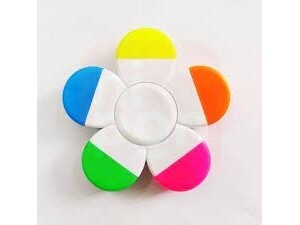 Kit Marca Texto Spinner Florzinha Kawaii Fofinho