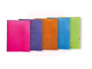 Pasta Aba Elástico 1/2 Oficio Full Color - Rosa Flúor